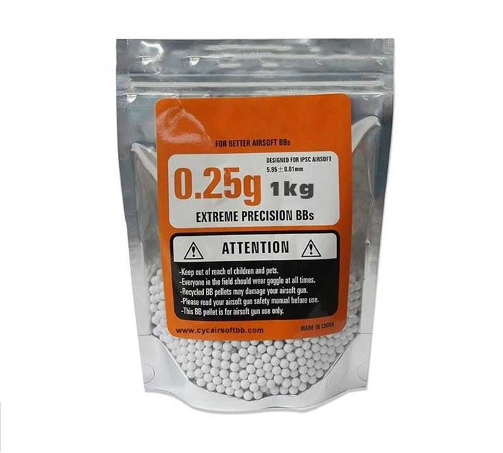 6mm Airsoft White BBs For Shooting